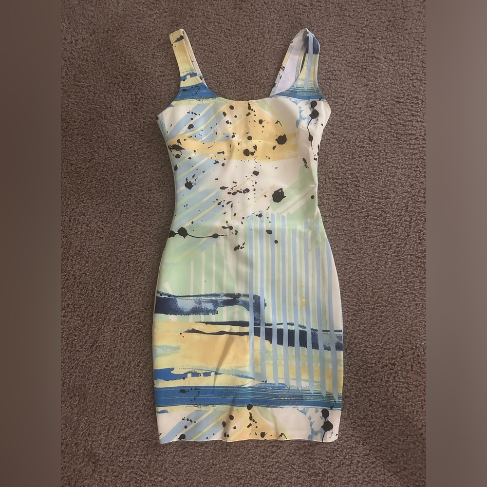 Deco Tight Mini Dress